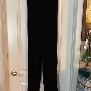 Susan Lawrence Black Straight Leg Pants
